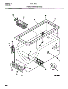 03 - Cabinet / Control / Shelves parts for Frigidaire Freezer F81D159CW0 from AppliancePartsPros.com