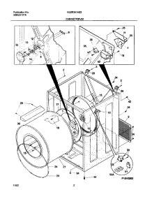 03 - Cabinet / Drum parts for Frigidaire Dryer GLER341AS2 from AppliancePartsPros.com
