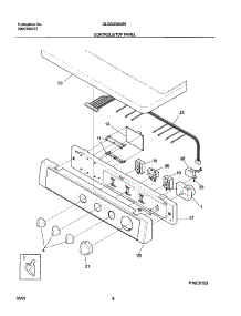 07 - Controls parts for Frigidaire Dryer GLGQ332AS3 from AppliancePartsPros.com