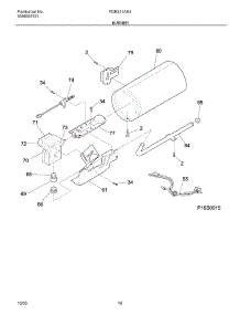 11 - Burner parts for Frigidaire Dryer FGR231AS4 from AppliancePartsPros.com