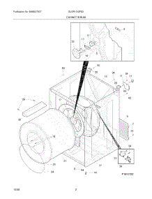 03 - Cabinet / Drum parts for Frigidaire Dryer GLGR1042FS2 from AppliancePartsPros.com