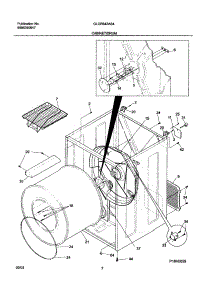 03 - Cabinet parts for Frigidaire Dryer GLGR642AS4 from AppliancePartsPros.com