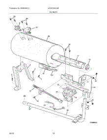 11 - Burner parts for Frigidaire Dryer LAQG7000LW0 from AppliancePartsPros.com
