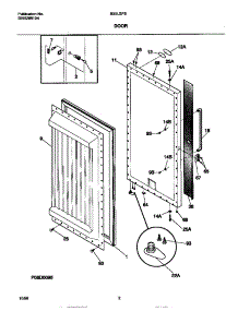 02 - Door parts for Frigidaire Freezer B30LSPSC0 from AppliancePartsPros.com