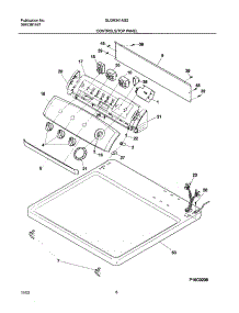 07 - Controls / Top Panel parts for Frigidaire Dryer GLGR341AS2 from AppliancePartsPros.com