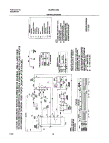 12 - Wiring Diagram parts for Frigidaire Dryer GLGR341AS2 from AppliancePartsPros.com