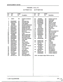 Freezer - 18 Cu. Ft. Page 2 parts for Frigidaire Freezer 88161-0B from AppliancePartsPros.com