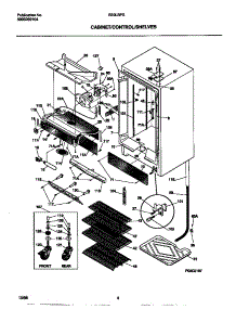 03 - Cabinet / Control / Shelves parts for Frigidaire Freezer B30LSPSC0 from AppliancePartsPros.com