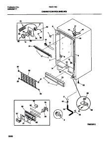 03 - Cabinet / Control / Shelves parts for Frigidaire Freezer F82D179CW0 from AppliancePartsPros.com