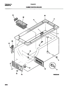 03 - Cabinet / Control / Shelves parts for Frigidaire Freezer F81M187CW0 from AppliancePartsPros.com