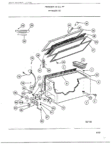 Freezer 13 Cubic Feet parts for Frigidaire Freezer 83051-0C from AppliancePartsPros.com