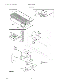 07 - System parts for Frigidaire Freezer AFFC1466DW3 from AppliancePartsPros.com