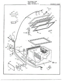 Chest Freezer Assembly parts for Frigidaire Freezer 80846-7C from AppliancePartsPros.com