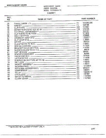 Cabinet Page 2 parts for Frigidaire Freezer 80846-7C from AppliancePartsPros.com