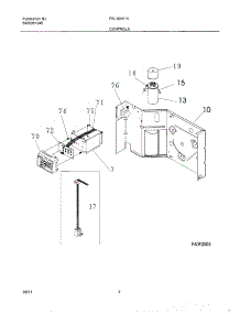 05 - Control parts for Frigidaire Air Conditioner FAL104K1A1 from AppliancePartsPros.com