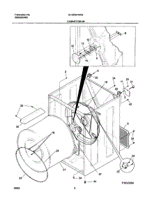 03 - Cabinet / Drum parts for Frigidaire Dryer GLGR341AS4 from AppliancePartsPros.com