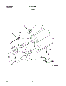 11 - Burner parts for Frigidaire Dryer GLGQ332AS4 from AppliancePartsPros.com