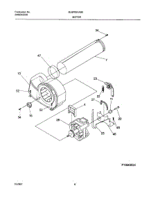 09 - Motor,Blower parts for Frigidaire Dryer GLGR331AS0 from AppliancePartsPros.com