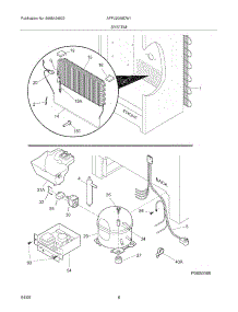 07 - System parts for Frigidaire Freezer AFFU2068DW1 from AppliancePartsPros.com
