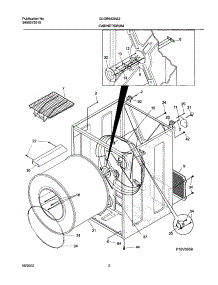 03 - Dry Cab,Heater parts for Frigidaire Dryer GLGR642AS2 from AppliancePartsPros.com