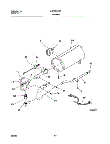 11 - Burner,Valve parts for Frigidaire Dryer GLGR642AS2 from AppliancePartsPros.com