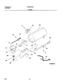 11 - Burner parts for Frigidaire Dryer GSGQ642AS3 from AppliancePartsPros.com