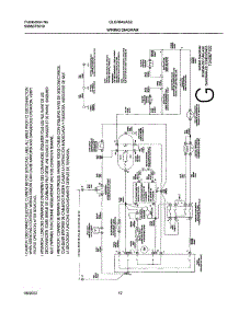 12 - 134067100 Wiring Diagram parts for Frigidaire Dryer GLGR642AS2 from AppliancePartsPros.com