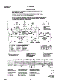 12 - Wiring Diagram parts for Frigidaire Dryer GLGQ642AS3 from AppliancePartsPros.com