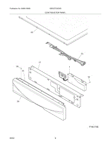07 - Controls / Top Panel parts for Frigidaire Dryer GSGQ7200DS0 from AppliancePartsPros.com