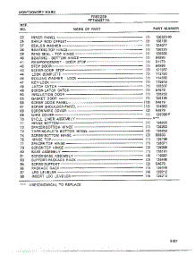 Freezer Page 4 parts for Frigidaire Freezer 40437A-7 from AppliancePartsPros.com