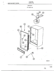 Freezer Page 3 parts for Frigidaire Freezer 43051-0A from AppliancePartsPros.com