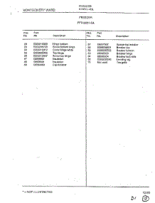 Freezer Page 4 parts for Frigidaire Freezer 43051-0A from AppliancePartsPros.com