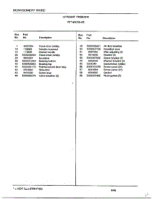 Upright Freezer Page 2 parts for Frigidaire Freezer 45059B from AppliancePartsPros.com