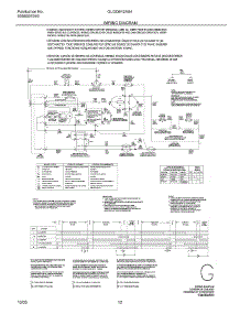 12 - Wiring Diagram parts for Frigidaire Dryer GLGQ642AS4 from AppliancePartsPros.com