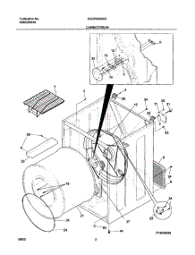 03 - Cabinet / Drum parts for Frigidaire Dryer GSGR642AS5 from AppliancePartsPros.com
