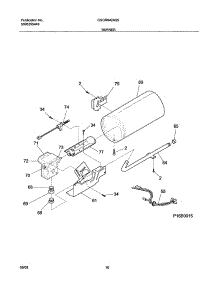 11 - Burner parts for Frigidaire Dryer GSGR642AS5 from AppliancePartsPros.com