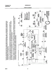 12 - Wiring Diagram parts for Frigidaire Dryer GSGR642AS5 from AppliancePartsPros.com