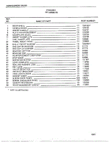 Freezer Page 2 parts for Frigidaire Freezer 40846-7D from AppliancePartsPros.com