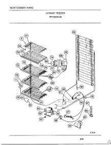 Upright Freezer Page 5 parts for Frigidaire Freezer 45059B from AppliancePartsPros.com