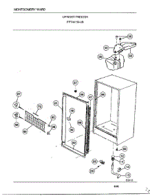 Upright Freezer Page 3 parts for Frigidaire Freezer 46159B from AppliancePartsPros.com