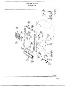 Freezer 16 Cubic Feet Page 3 parts for Frigidaire Freezer 46851-0B from AppliancePartsPros.com