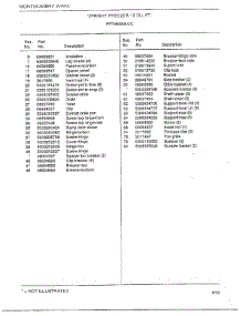 Upright Freezer 15 Cubic Feet Page 4 parts for Frigidaire Freezer 46659-0C from AppliancePartsPros.com