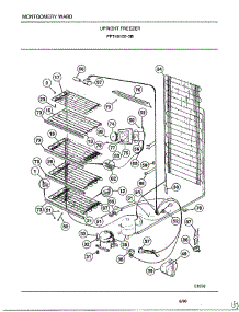 Upright Freezer Page 5 parts for Frigidaire Freezer 46159B from AppliancePartsPros.com