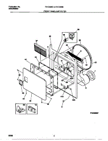 03 - Front Panel / Lint Filter parts for Frigidaire Dryer F31C336ES0 from AppliancePartsPros.com