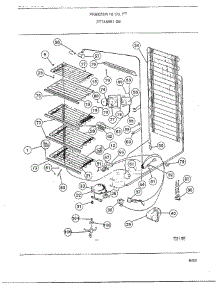 Freezer 16 Cubic Feet Page 5 parts for Frigidaire Freezer 46851-0B from AppliancePartsPros.com