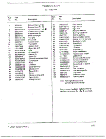 Freezer 16 Cubic Feet Page 6 parts for Frigidaire Freezer 46851-0B from AppliancePartsPros.com