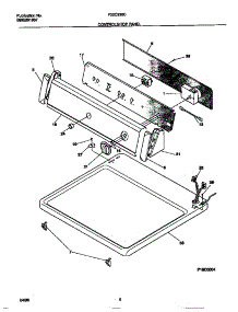 04 - Controls / Top Panel parts for Frigidaire Dryer F32C336CS1 from AppliancePartsPros.com