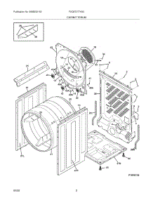 03 - Cabinet / Drum parts for Frigidaire Dryer FAQE7077KA0 from AppliancePartsPros.com