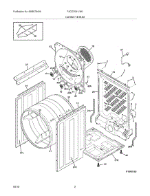 03 - Cabinet / Drum parts for Frigidaire Dryer FAQG7001LW0 from AppliancePartsPros.com