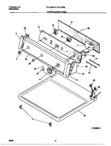 04 - Controls / Top Panel parts for Frigidaire Dryer F31C336ES0 from AppliancePartsPros.com